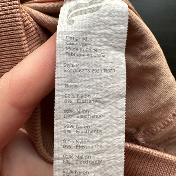 Fabletics Tan Driftscape Adele Corsetry Seamless Sports Bra size XS EUC - Picture 9 of 9